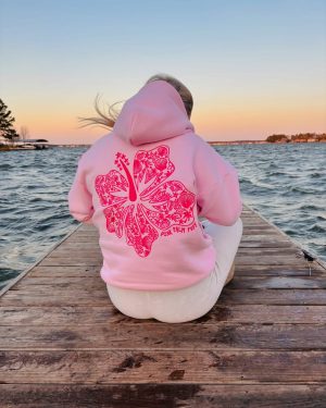 “Hawaii Hibiscus” Blush – Pink Palm Puff