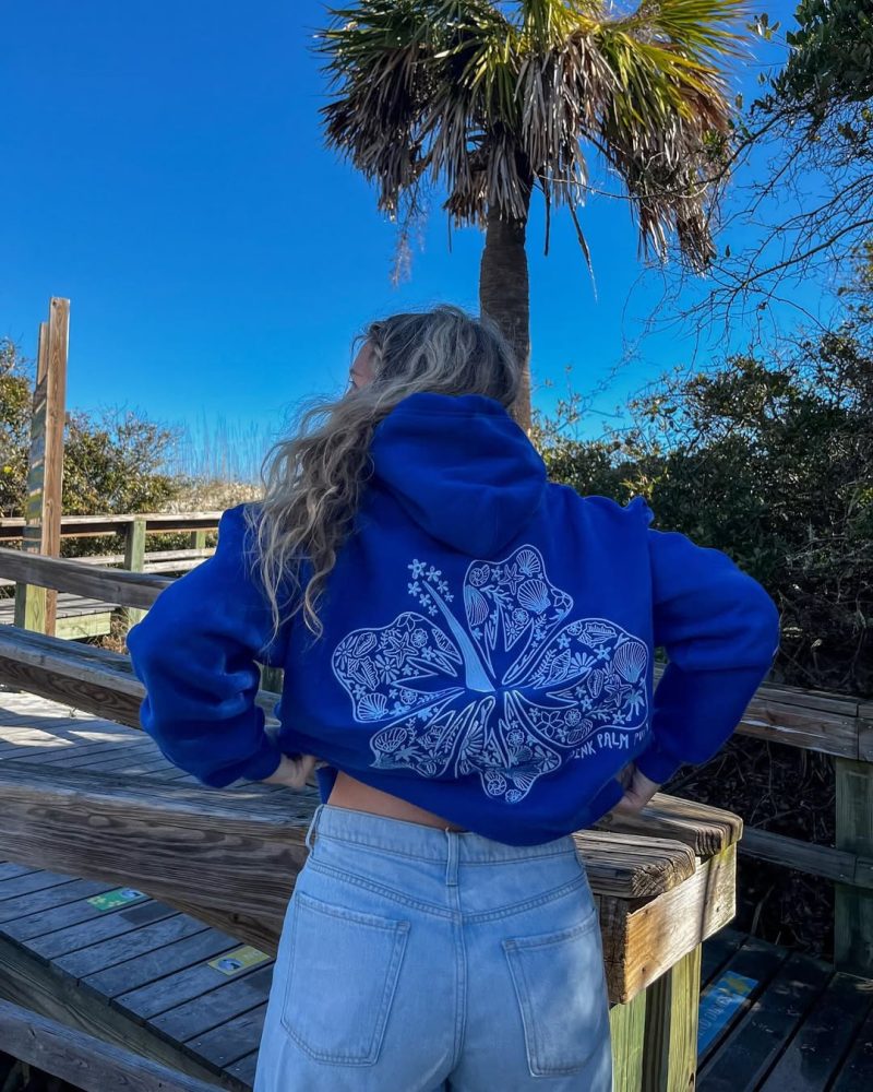 “Hawaii Hibiscus” Oceanic Hoodie - Image 3